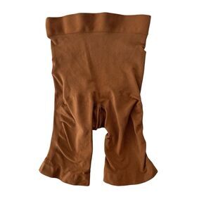 SKIMS Kim K. Short XS Above Knee W/Open Gusset Bronze/Brown NWOT
